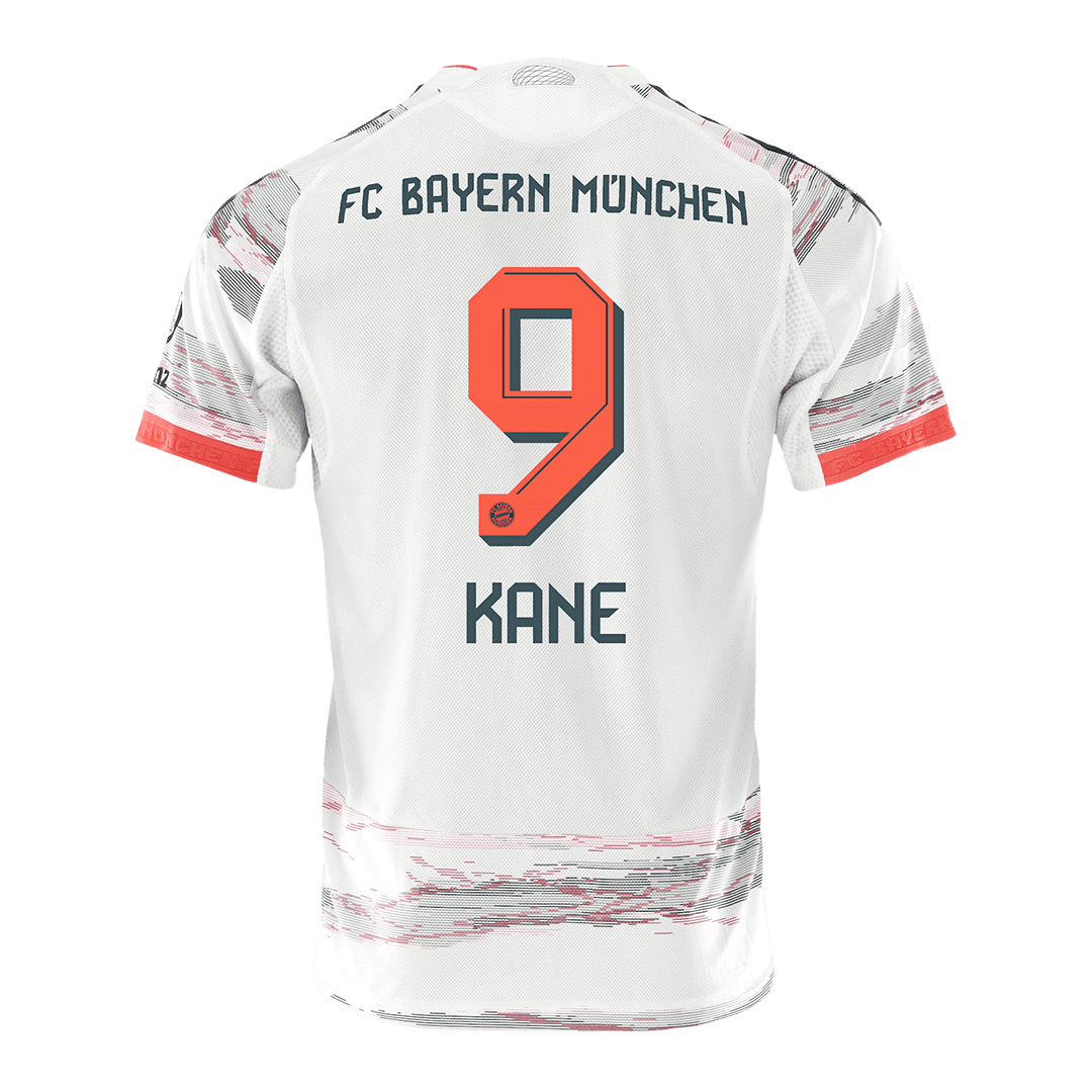 Bayern Munich Tröja KANE #9 2025/26 Borta Vit-12