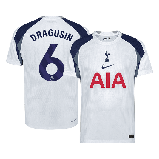 Tottenham Hotspur Tröja DRAGUSIN #6 2025/26 Hemma Vit