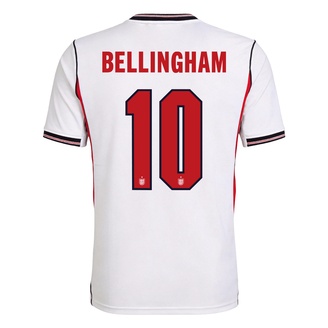 England Tröja BELLINGHAM #10 2026 Hemma Vit