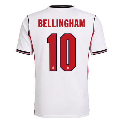 England Tröja BELLINGHAM #10 2026 Hemma Vit-3