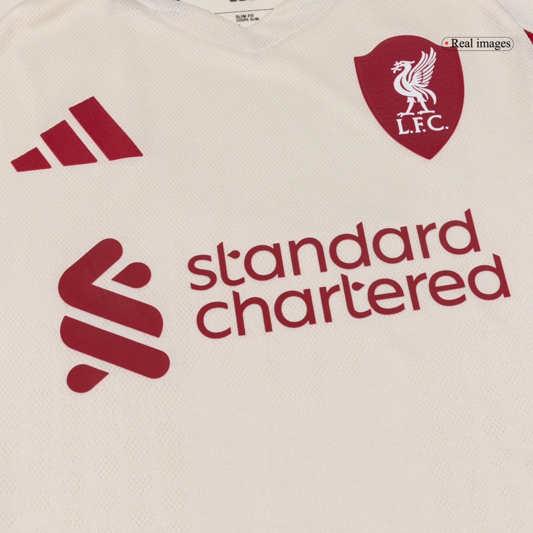 Liverpool Tröja 2025/26 Borta Vit-6