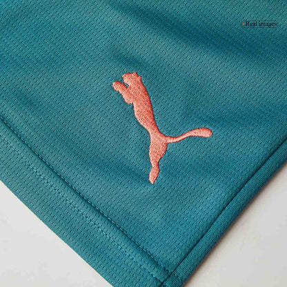 Manchester City Shorts 2024/25 Fourth Away Blå - UCL-4