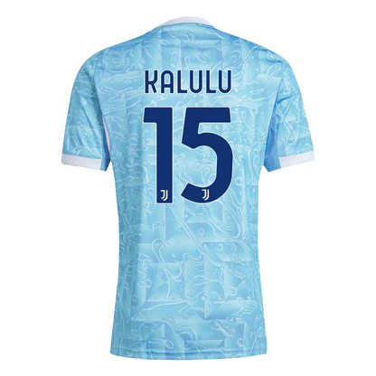 Juventus Tröja KALULU #15 2025/26 Borta Blå-7