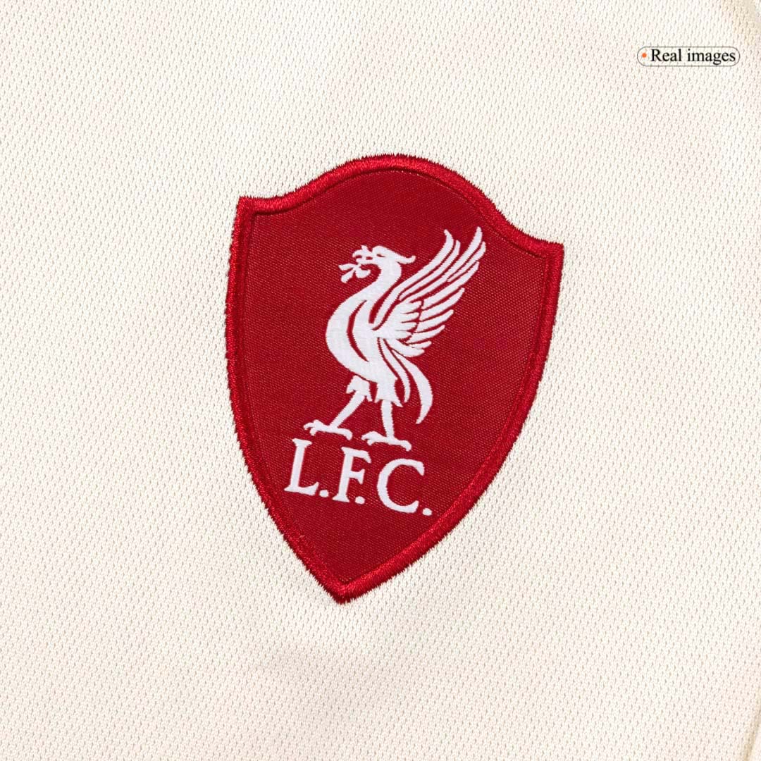 Liverpool Tröja 2025/26 Borta Vit Dam-7