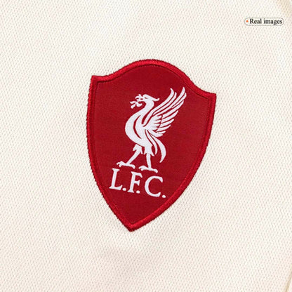 Liverpool Tröja 2025/26 Borta Vit Dam-7