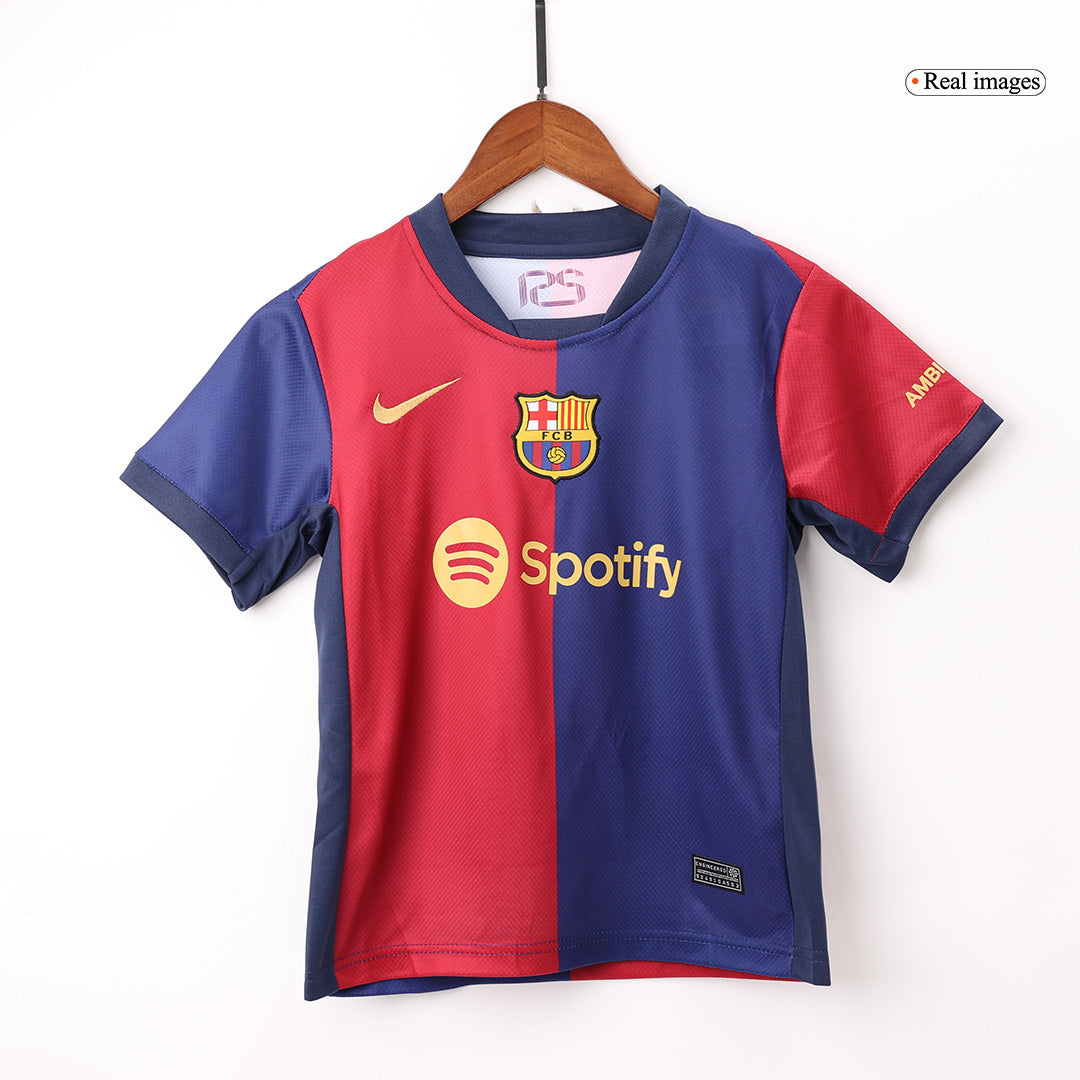Barcelona Tröja 2024/25 Hemma Röd & Blå Barn-19