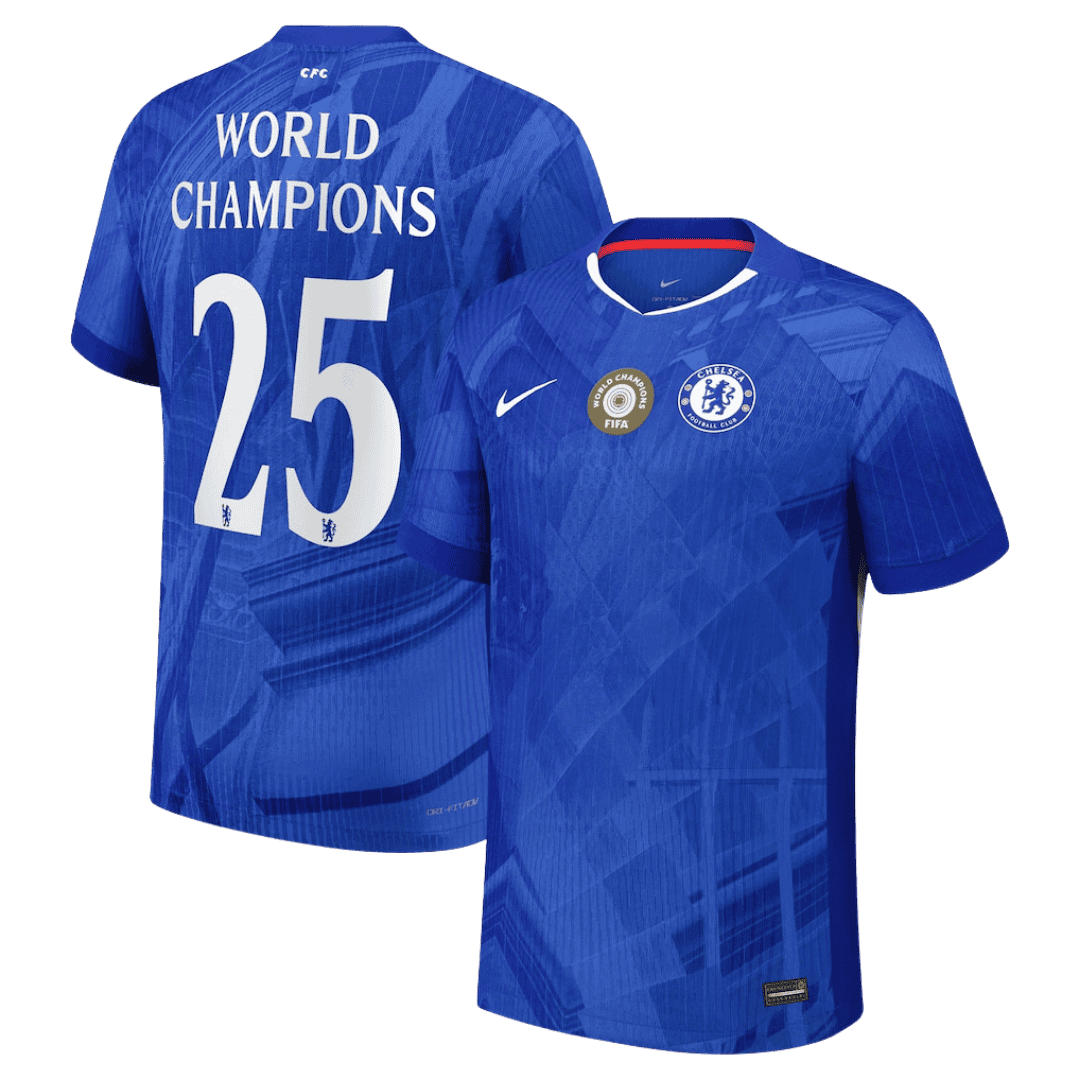 Chelsea Tröja WORLD CHAMPIONS #25 2025/26 Hemma Blå
