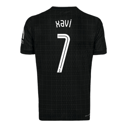 Tottenham Hotspur Tröja XAVI #7 2025/26 Borta Svart - UCL-10