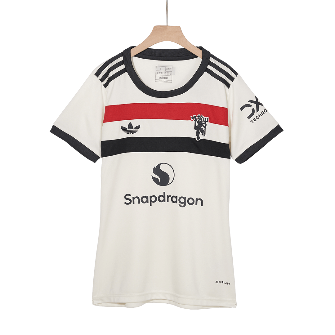Manchester United Tröja 2024/25 Tredje Vit Dam-11