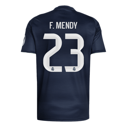F.MENDY #23 Real Madrid Tröja 2025/26 Borta Premium Mörkblå-11