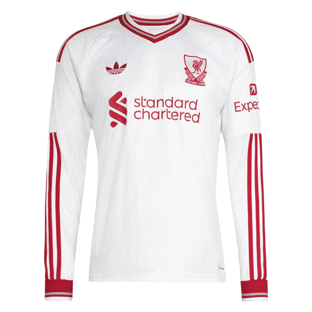 Liverpool Tröja 2026/27 Borta Långärmad Vit