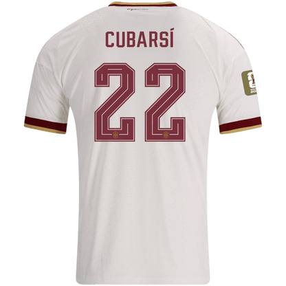 Spanien Tröja CUBARSÍ #22 2026 Borta Autentisk Vit-9
