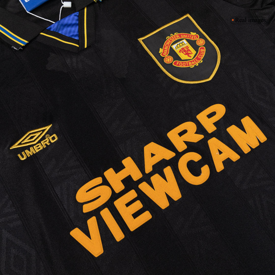 Manchester United Bortatröja 1993/94 Retro Tröja
 Svart-5