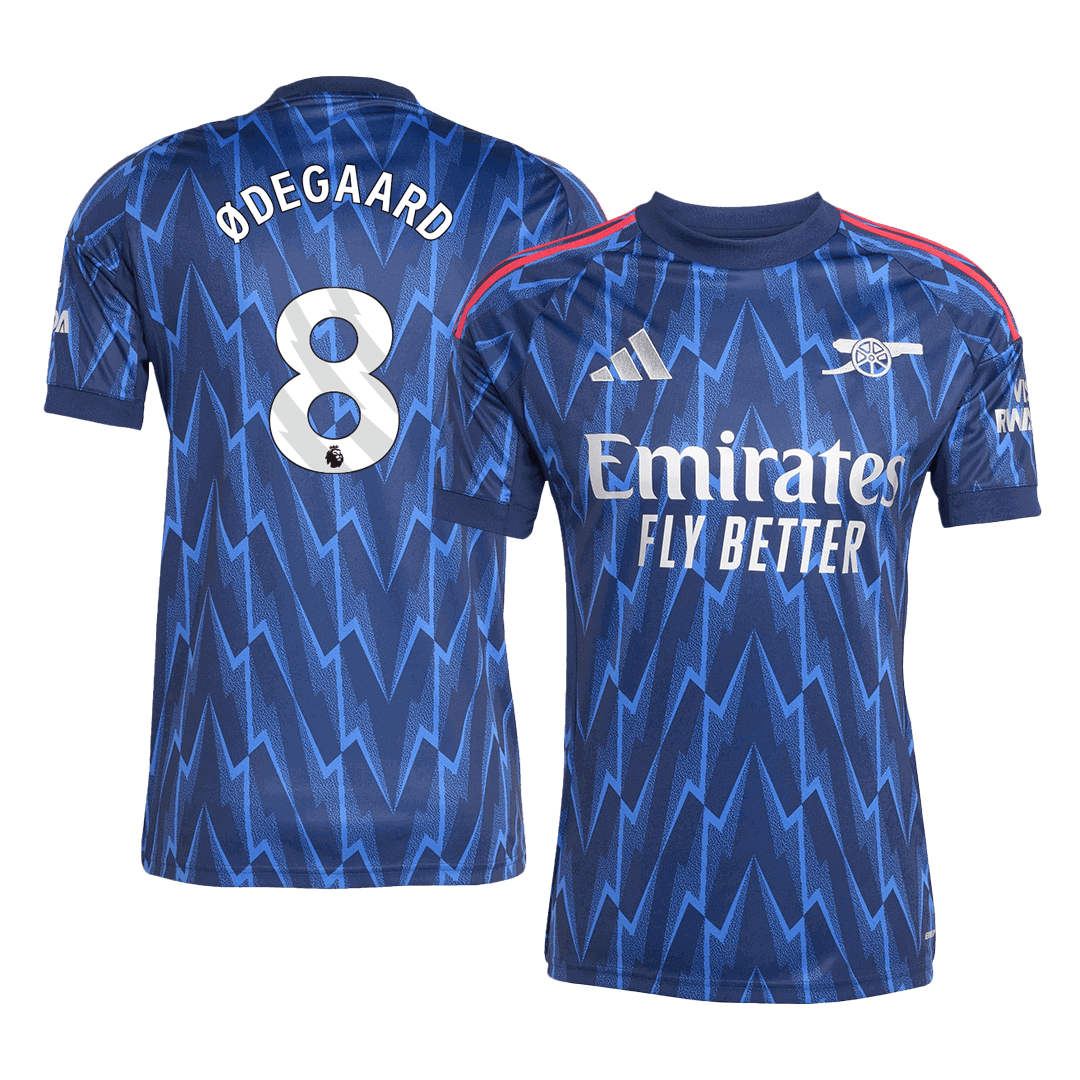Arsenal Tröja ØDEGAARD #8 2025/26 Borta Blå