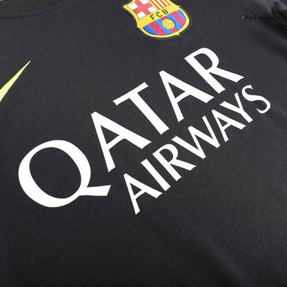 Barcelona Tredjetröja 2013/14 Retro Tröja
 Svart-4