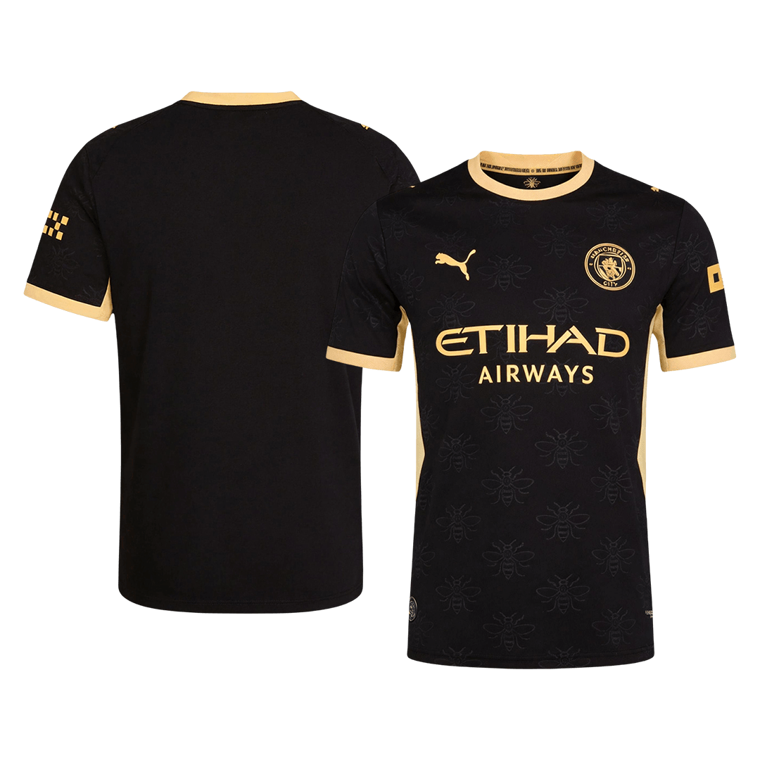 Manchester City Tröja DOKU #11 2026/27 Borta Autentisk Svart-2