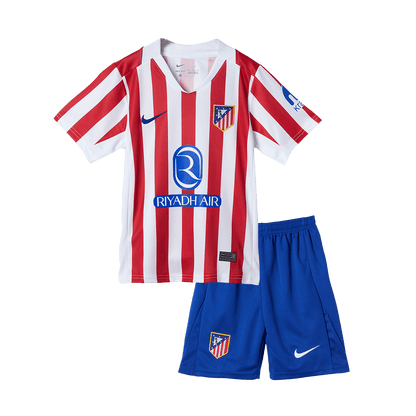 Atletico Madrid Tröja 2025/26 Hemma Röd & Vit Barn-16
