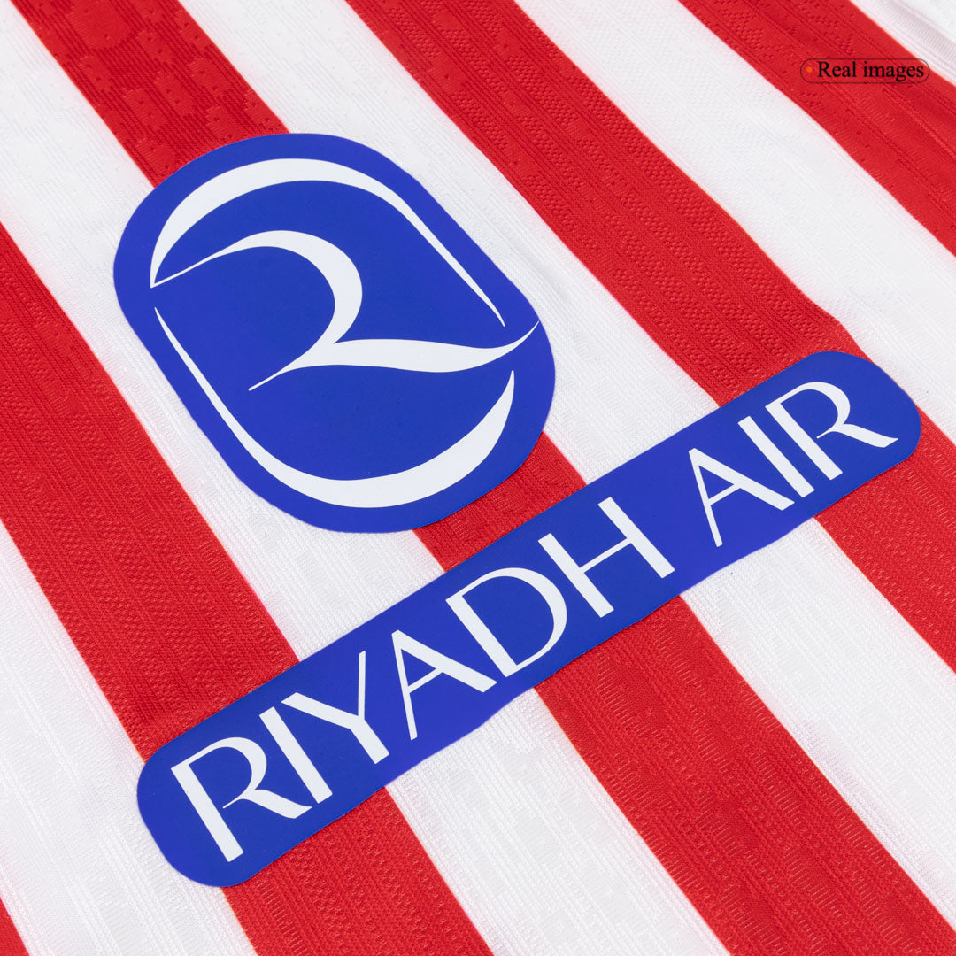 Atletico Madrid Tröja 2025/26 Hemma Autentisk Röd & Vit