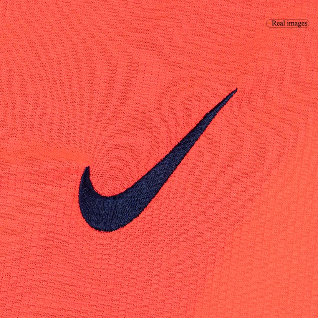 Barcelona Tröja 2025/26 Tredje Långärmad Orange-8
