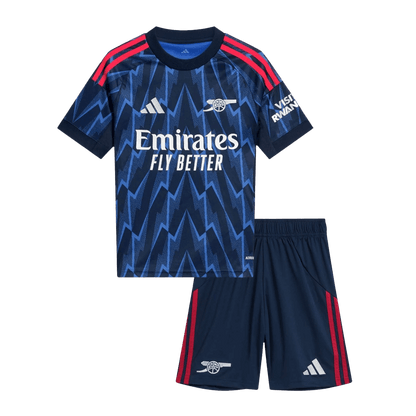 Arsenal Tröja 2025/26 Borta Blå Barn
