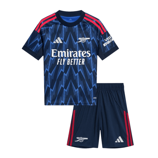 Arsenal Tröja 2025/26 Borta Blå Barn