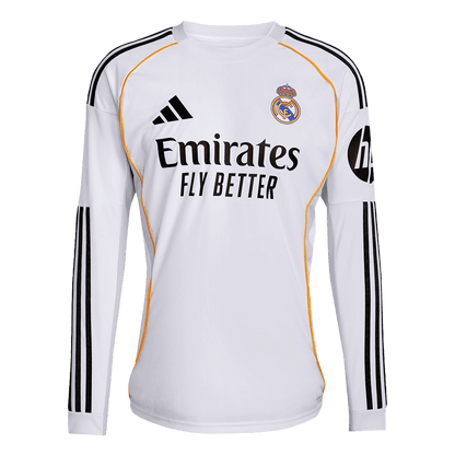 Real Madrid Tröja 2025/26 Hemma Långärmad Vit