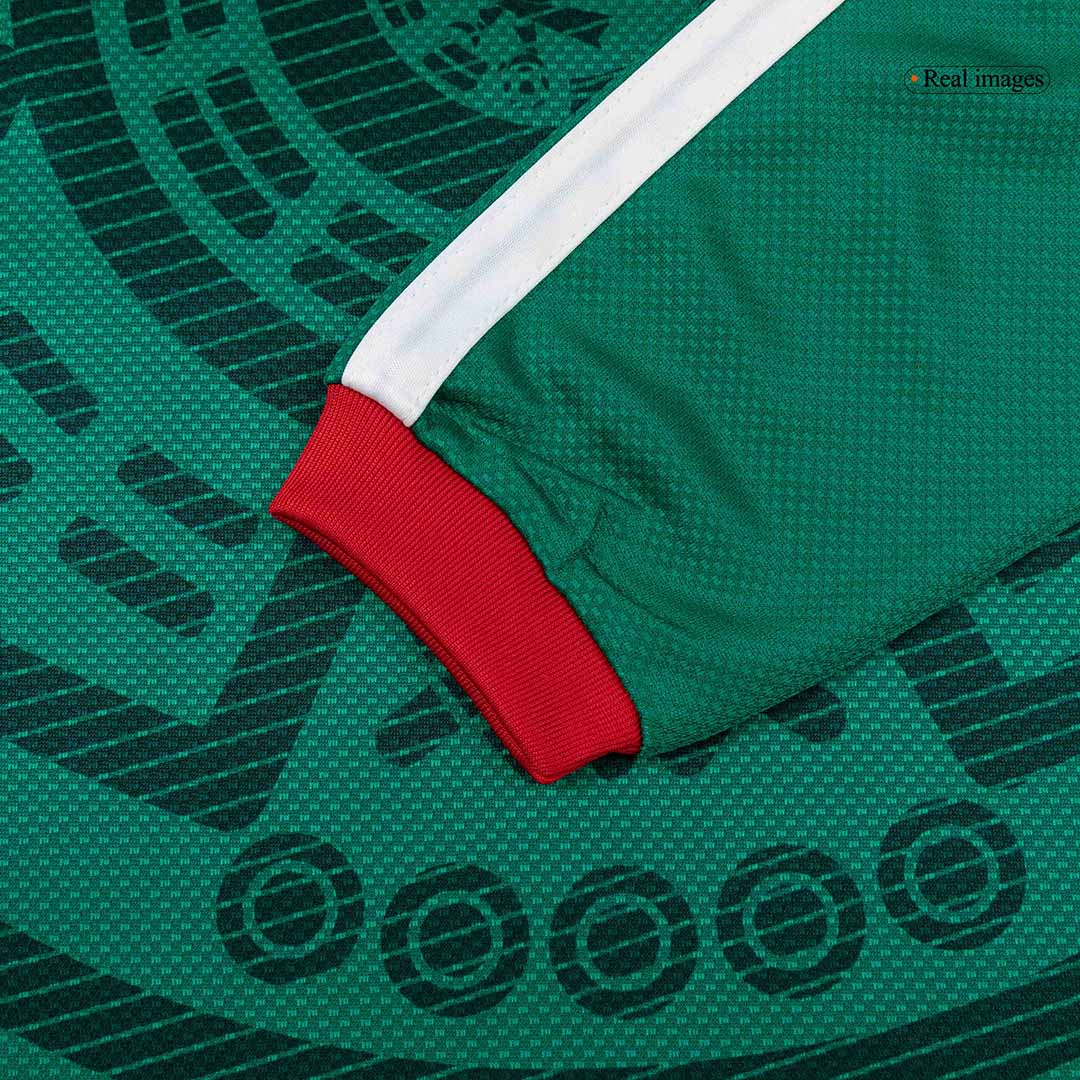 Mexiko Tröja 2026 Hemma Långärmad Grön-4