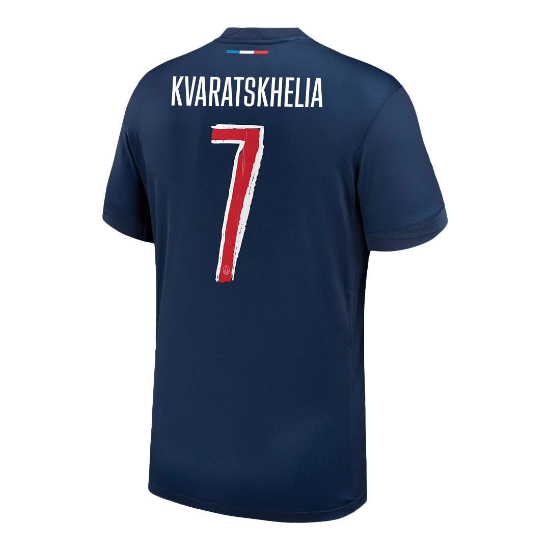 PSG Tröja KVARATSKHELIA #7 2024/25 Hemma Mörkblå - UCL-10