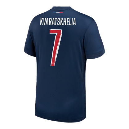 PSG Tröja KVARATSKHELIA #7 2024/25 Hemma Mörkblå - UCL-10