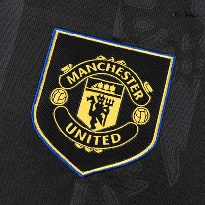 Manchester United Tröja 2025/26 Tredje Långärmad Svart-7