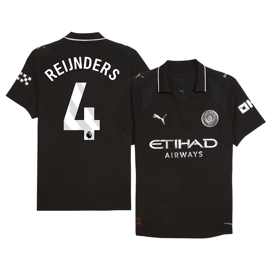 Manchester City Tröja REIJNDERS #4 2025/26 Borta Svart