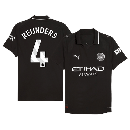 Manchester City Tröja REIJNDERS #4 2025/26 Borta Svart