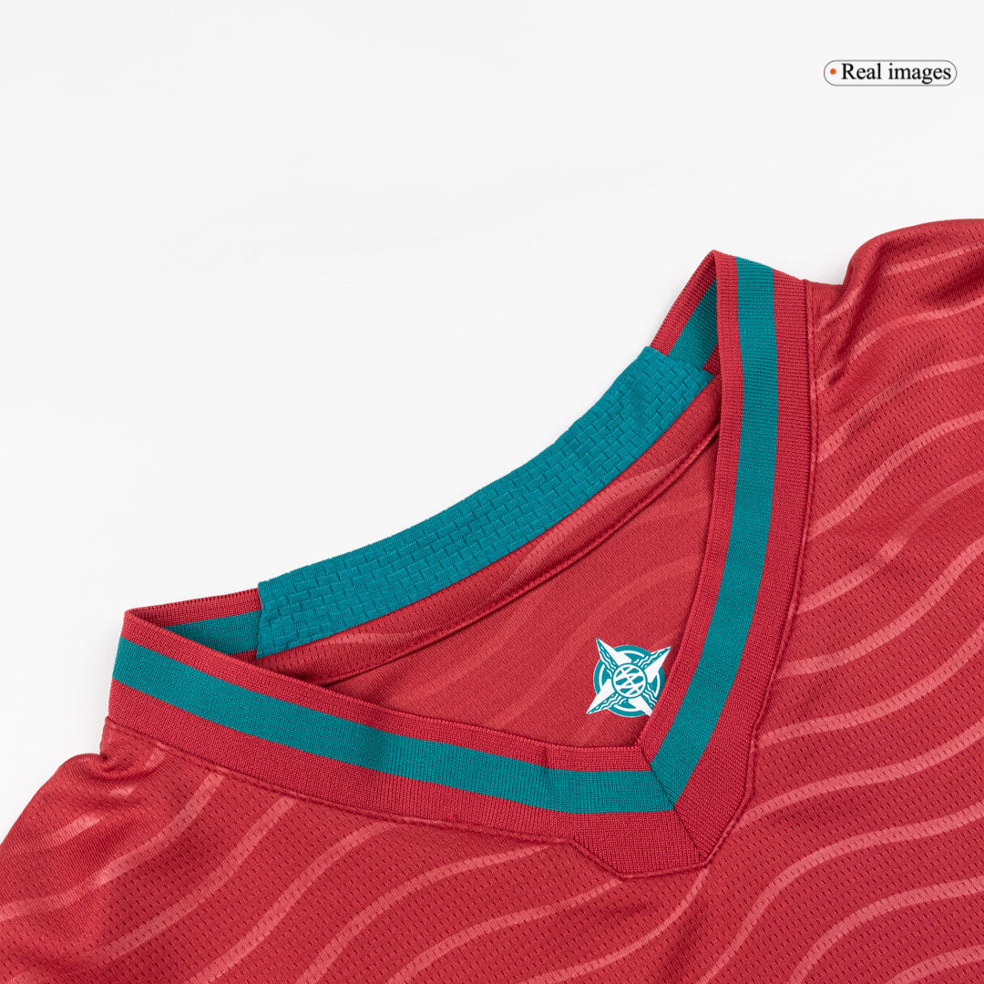 Portugal Tröja 2026 Hemma Långärmad Röd-7
