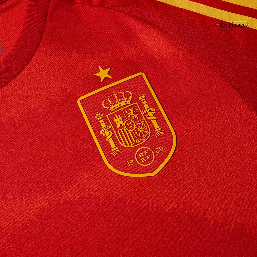 Spanien Tröja Euro 2024 Hemma Röd