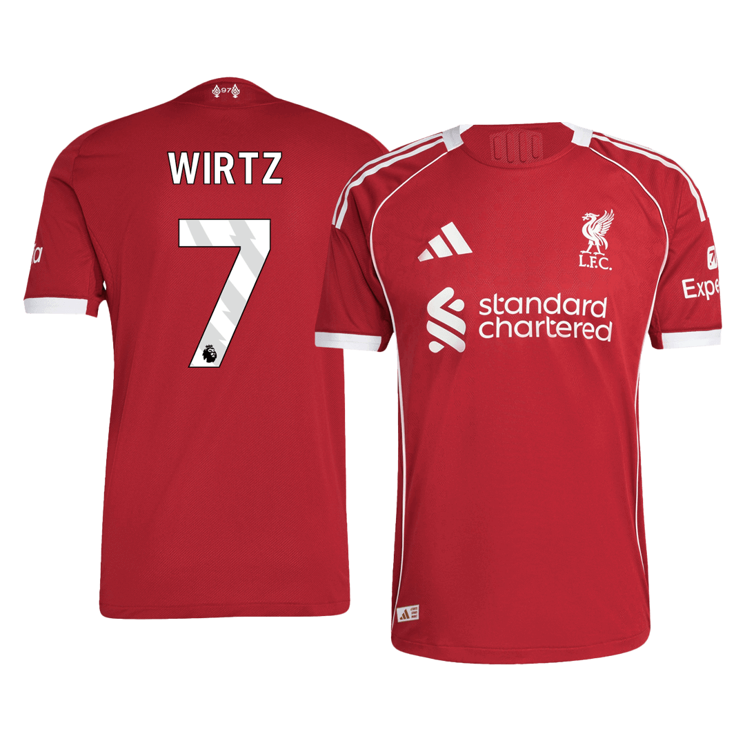 Liverpool Tröja WIRTZ #7 2025/26 Hemma Röd