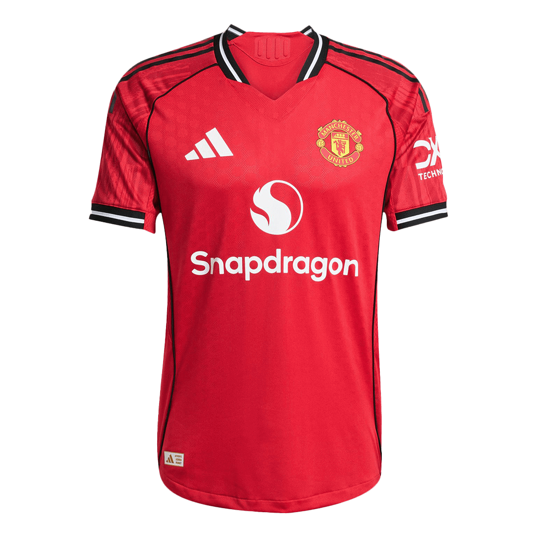Manchester United Tröja B.FERNANDES #8 2025/26 Hemma Röd-12