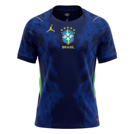 Brasilien Tröja 2026 Borta Mörkblå