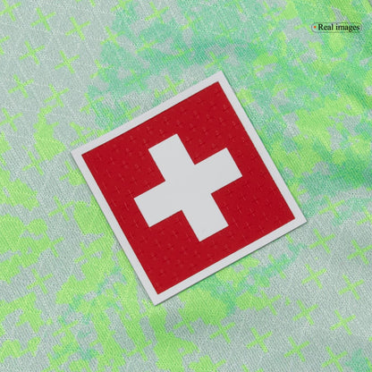 Schweiz Tröja EMBOLO #7 2026 Borta Autentisk Grön-6