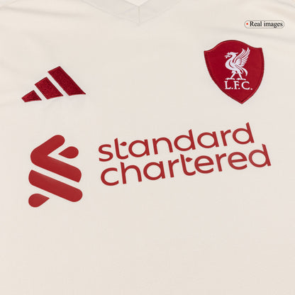Liverpool Tröja Bortaställ 2025/26 Vit-10