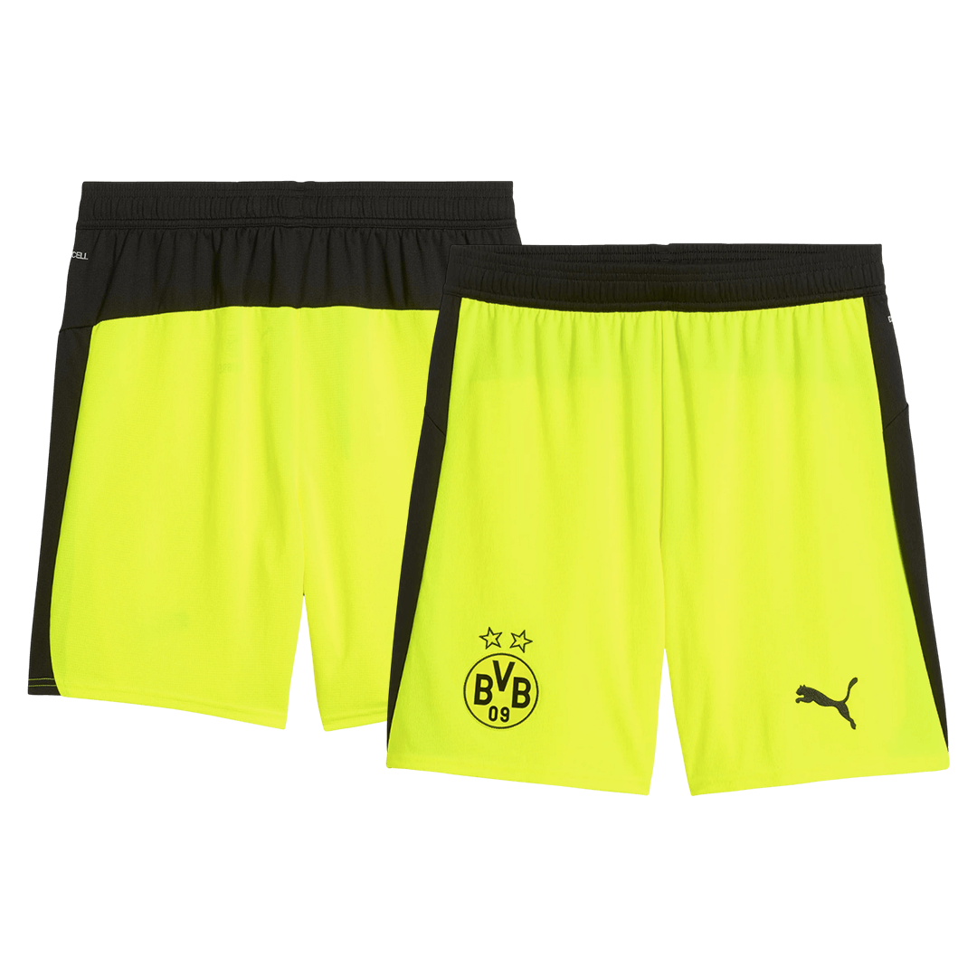 Borussia Dortmund Shorts 2025/26 Borta Grön-5