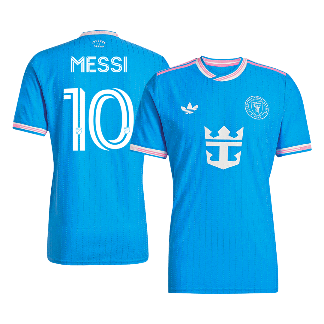 Inter Miami CF Tröja MESSI #10 2025 Tredje Blå