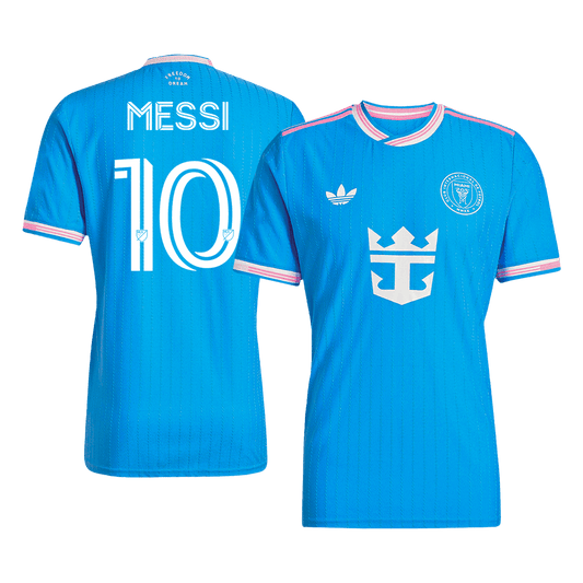 Inter Miami CF Tröja MESSI #10 2025 Tredje Blå