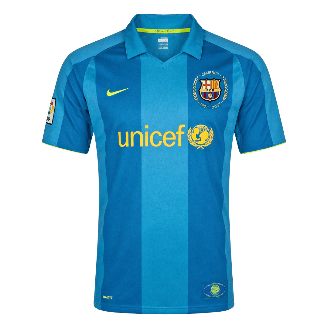 Barcelona Bortatröja 2007/08 Retro Tröja
 Blå