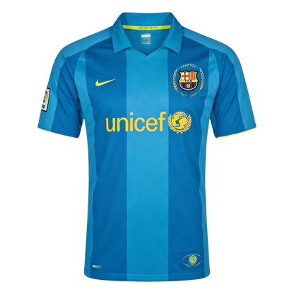 Barcelona Bortatröja 2007/08 Retro Tröja
 Blå