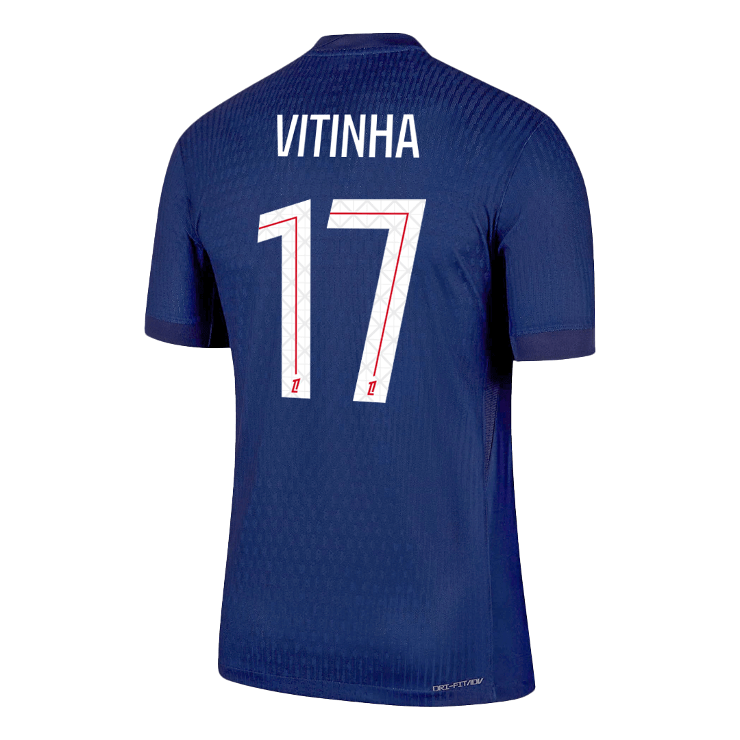 PSG Tröja VITINHA #17 2025/26 Hemma Mörkblå