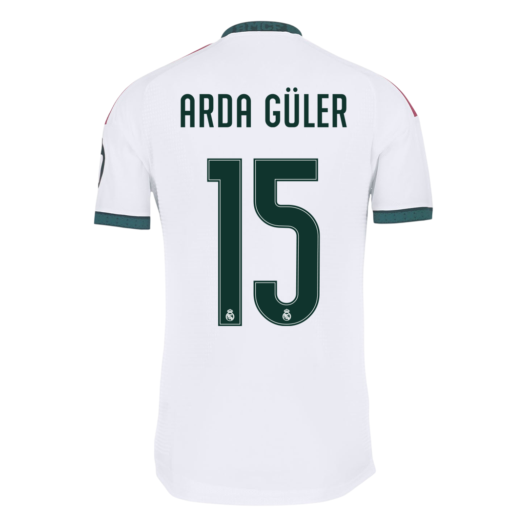 Real Madrid Tröja ARDA GÜLER #15 2026/27 Hemma Autentisk Vit