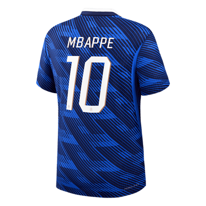 Frankrike Tröja MBAPPE #10 2026 Hemma Autentisk Blå-9