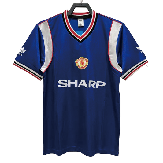 Manchester United Tredjetröja 1985 Retro Tröja
 Blå