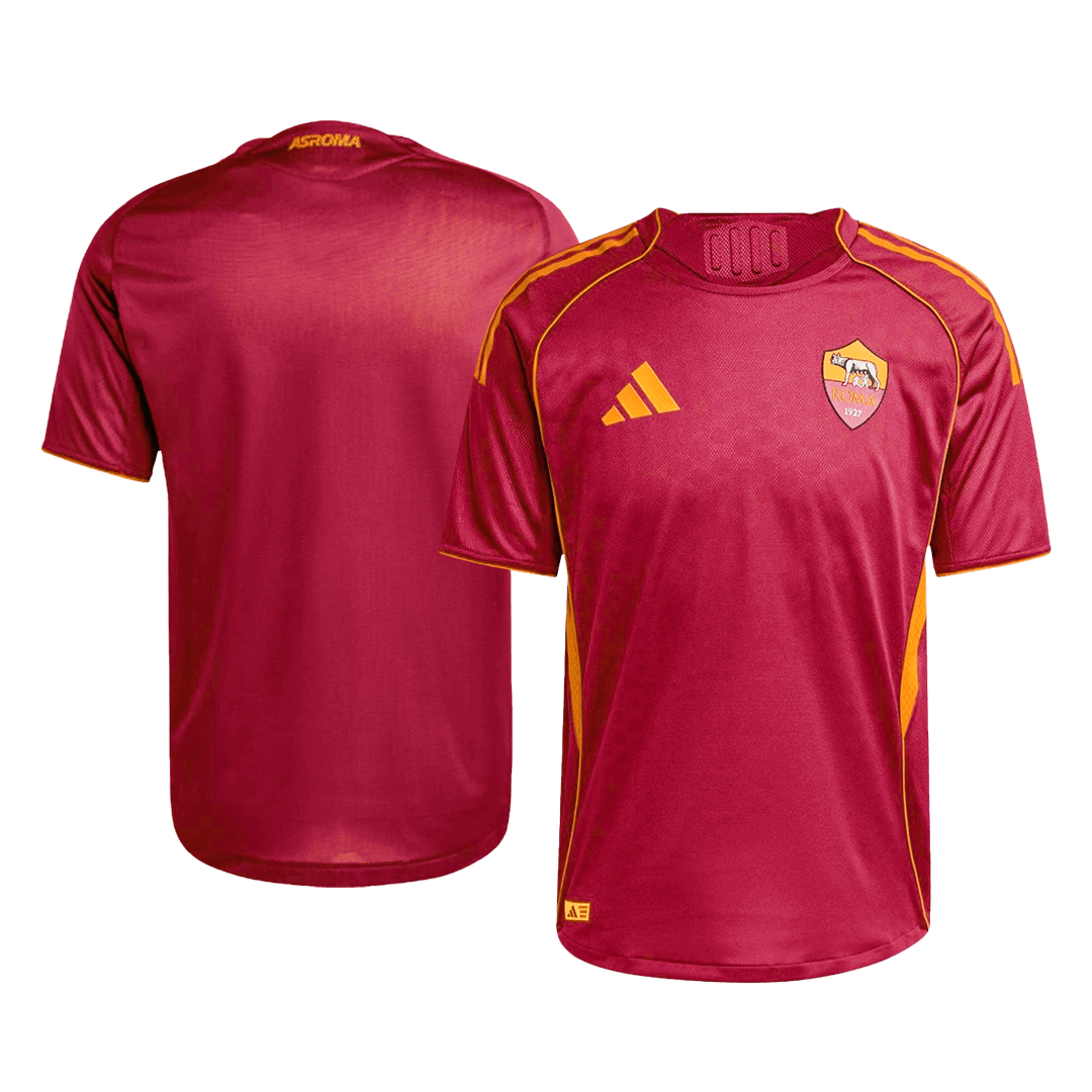 Roma Tröja 2025/26 Hemma Autentisk Röd-8
