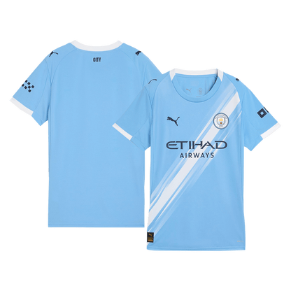 Manchester City Tröja 2025/26 Hemma Blå Dam-12